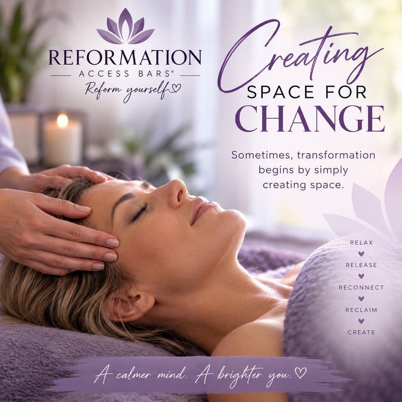 Reformation Access Bars relaxation and wellness session 